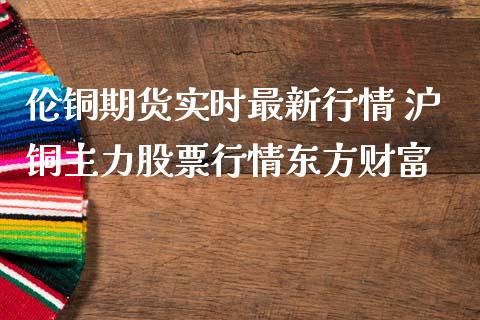 （2024年9月18日）今日沪铜期货和伦铜最新价格行情查询